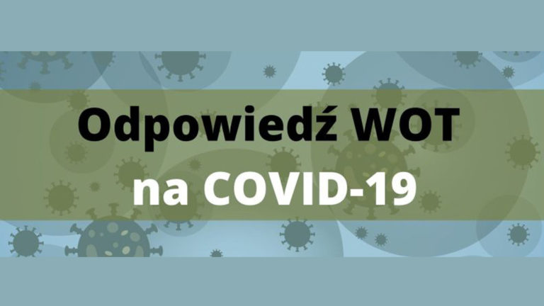 Wsparcie WOT w walce z koronawirusem COVID-19