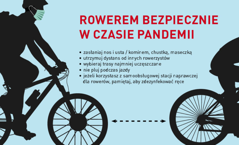 Rowerem bezpiecznie w czasie pandemii