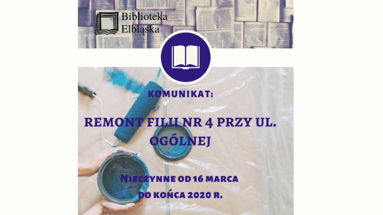 Wkrótce remont filii nr 4