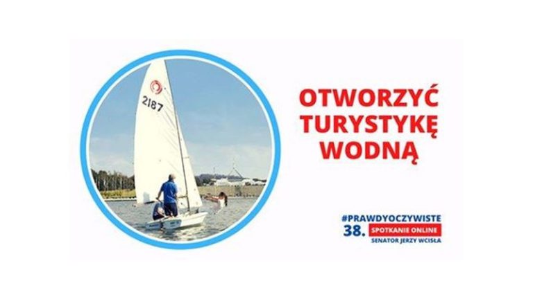 Senator Wcisła interweniuje ws. otwarcia turystyki wodnej