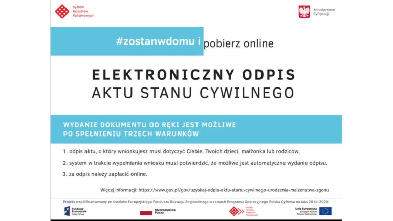 Odpis aktu stanu cywilnego online