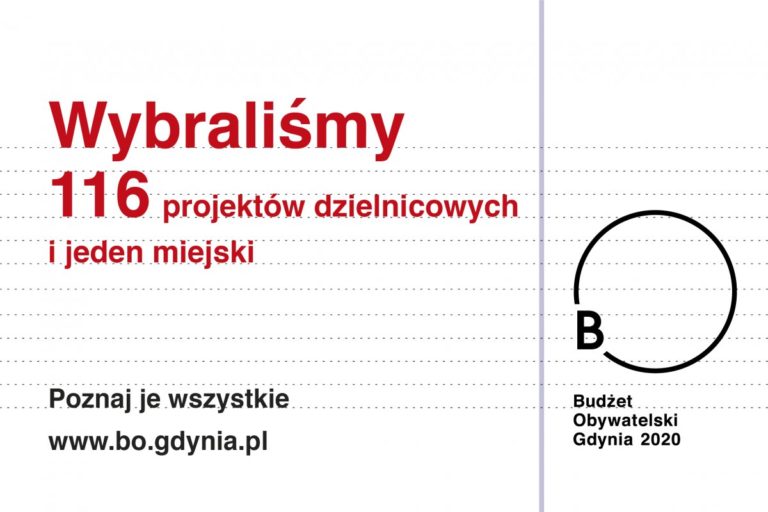 (Gdynia) Budżet Obywatelski 2020: oto wyniki głosowania!