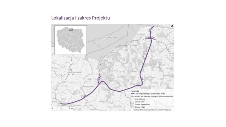 Prace na linii kolejowej nr 204 na odcinku Malbork – Braniewo – ankieta i konsultacje
