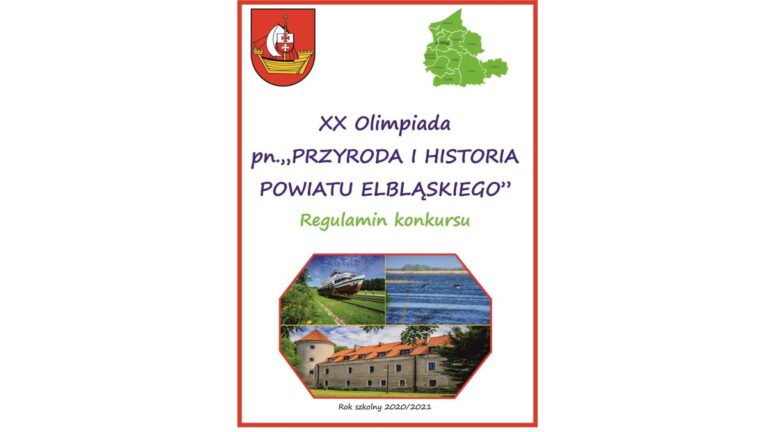 XX Olimpiada „Przyroda i historia Powiatu Elbląskiego” – zapraszamy do udziału