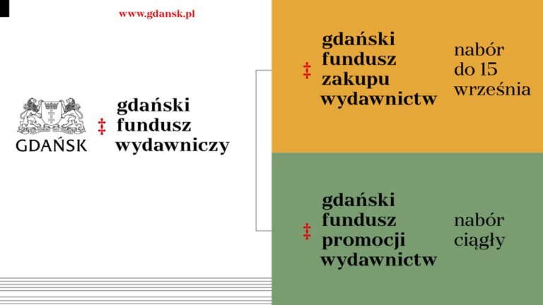 Uzyskaj wsparcie z Gdańskiego Funduszu Wydawniczego