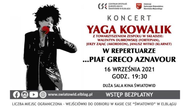 Yaga Kowalik. Koncert w „Światowidzie”!