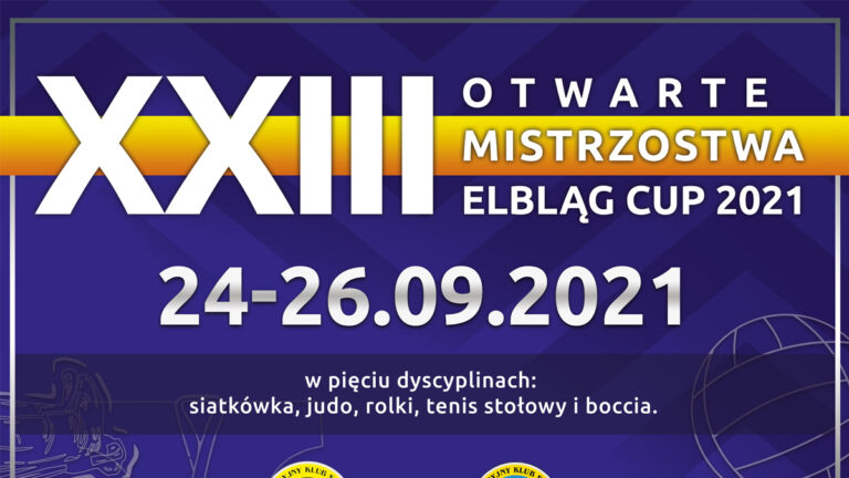 Już w ten weekend w Elblągu odbędzie się XXIII Elbląg CUP