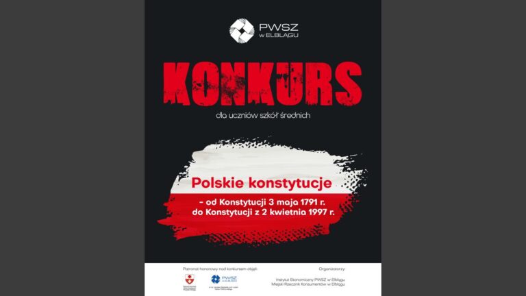 KONKURS „Polskie konstytucje – od Konstytucji 3 maja 1791 r. do Konstytucji z 2 kwietnia 1997 r.”.