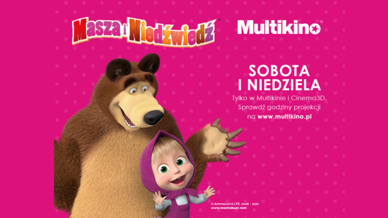 „Masza i Niedźwiedź” w Multikinie – po raz pierwszy na wielkim ekranie.