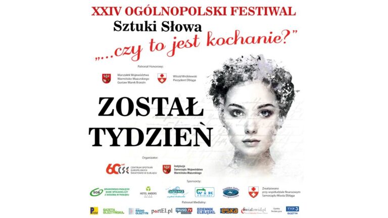 Ogólnopolski Festiwal Sztuki Słowa „…czy to jest kochanie?” już w najbliższą sobotę