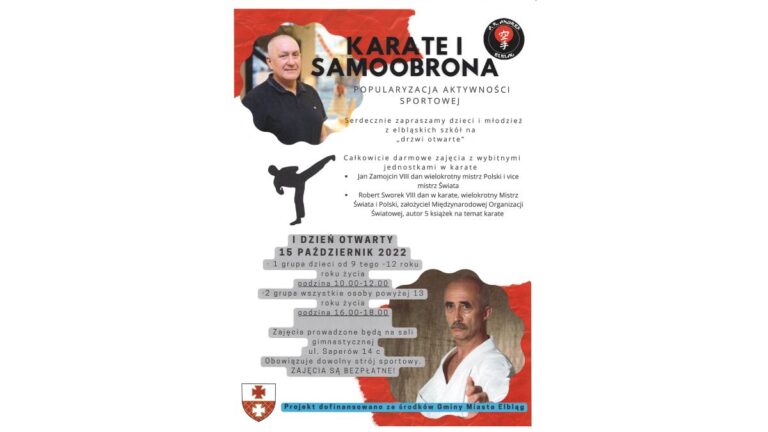 Poznaj karate – bezpłatne zajęcia już w sobotę