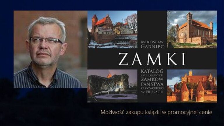 Biblioteka zaprasza na spotkanie autorskie i promocję książki Mirosława Garnca „Zamki.