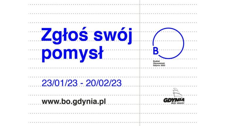 Złóż projekt do 10. edycji Budżetu Obywatelskiego w Gdyni