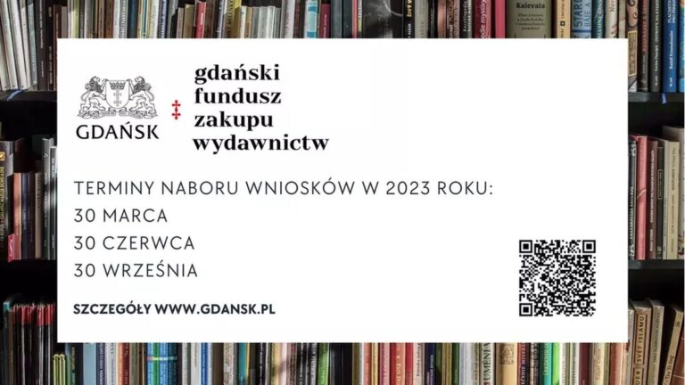 Gdański Fundusz Zakupu Wydawnictw 2023