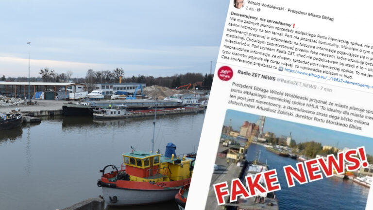 Nie mów fałszywego świadectwa przeciw bliźniemu swemu – także w temacie portu! – jacy elblążanie będą się spowiadać z udostępniania Fake Newsa?