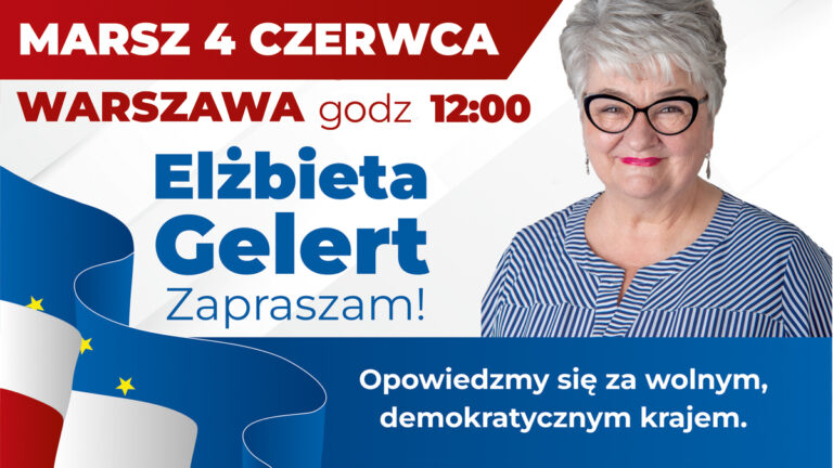 Spotkajmy się na marszu w stolicy. Opowiedzmy się za demokracją i wolnością