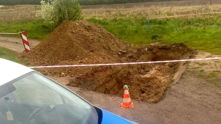 Policjanci zabezpieczyli niewybuch z czasów II wojny