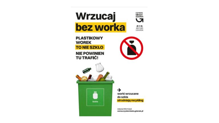 Szkło wrzucaj bez worka