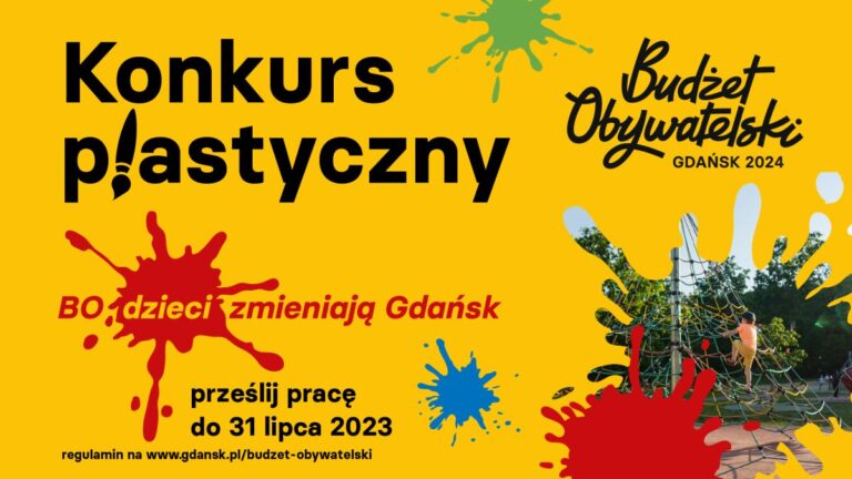 BO dzieci zmieniają Gdańsk – konkurs plastyczny