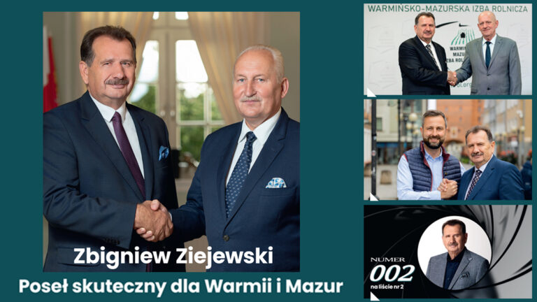 Zbigniew Ziejewski. Poseł skuteczny dla Warmii i Mazur