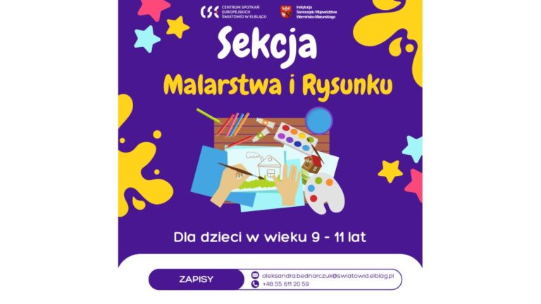 Miłośnicy malarstwa i rysunku poszukiwani – dołącz do sekcji malarstwa i rysunku