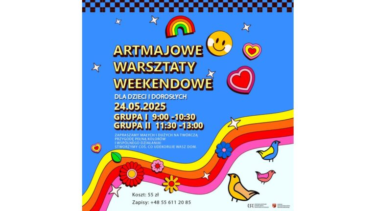 ARTMAJOWE – Weekendowe Warsztaty Pełne Wiosny