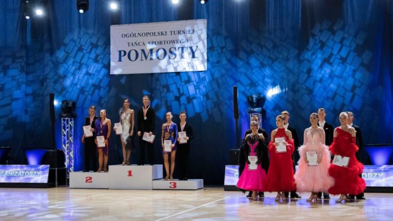 Elbląg roztańczony! Sukcesy EKT JANTAR na&nbsp;Ogólnopolskim Turnieju Tańca Sportowego „Pomosty”