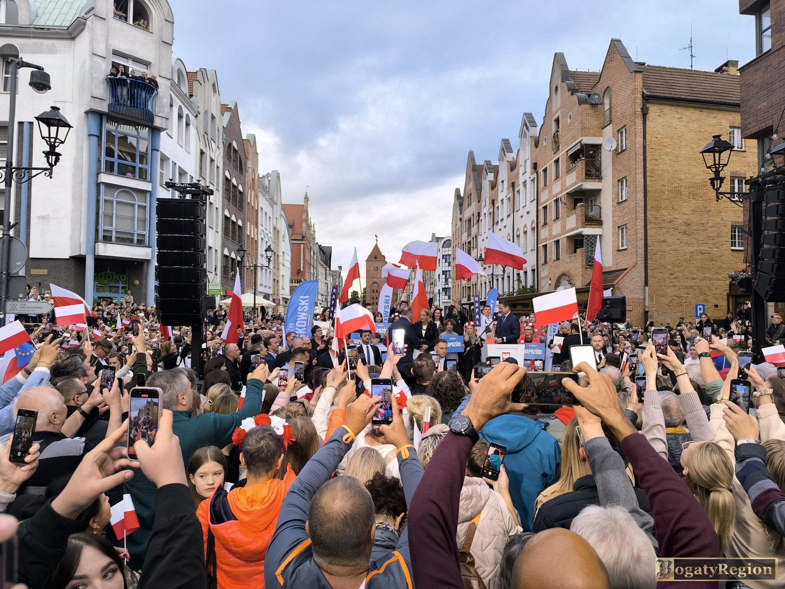 Wielki wiec Rafała Trzaskowskiego w Elblągu na finiszu kampanii wyborczej…