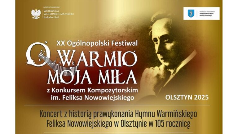 Wyjątkowy koncert z&nbsp;okazji 105. rocznicy prawykonania Hymnu Warmińskiego