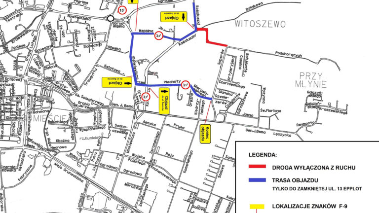 Od&nbsp;jutra ul.&nbsp;13 Elbląskiego Pułku Przeciwlotniczego zamknięta – sprawdź objazdy