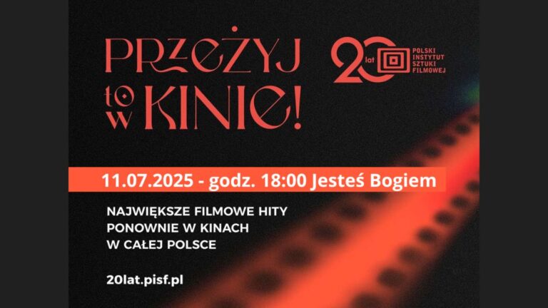 „Jesteś Bogiem” w&nbsp;Kinie Światowid z&nbsp;okazji 20-lecia PISFu