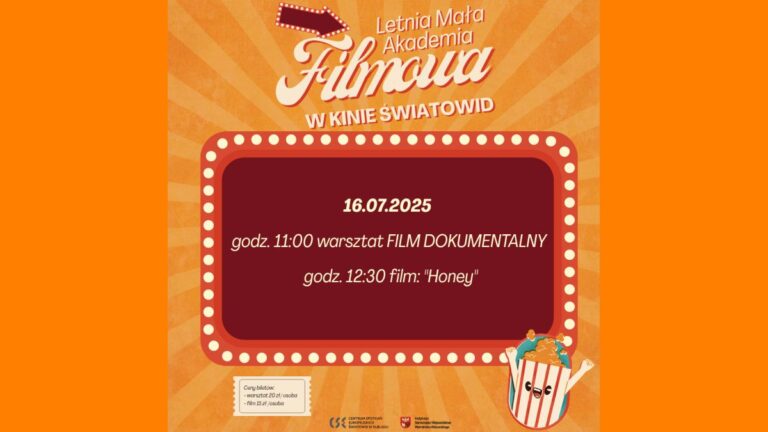 Letnia Mała Akademia Filmowa zaprasza na&nbsp;warsztaty o&nbsp;filmie dokumentalnym i&nbsp;seans filmu „Honey”