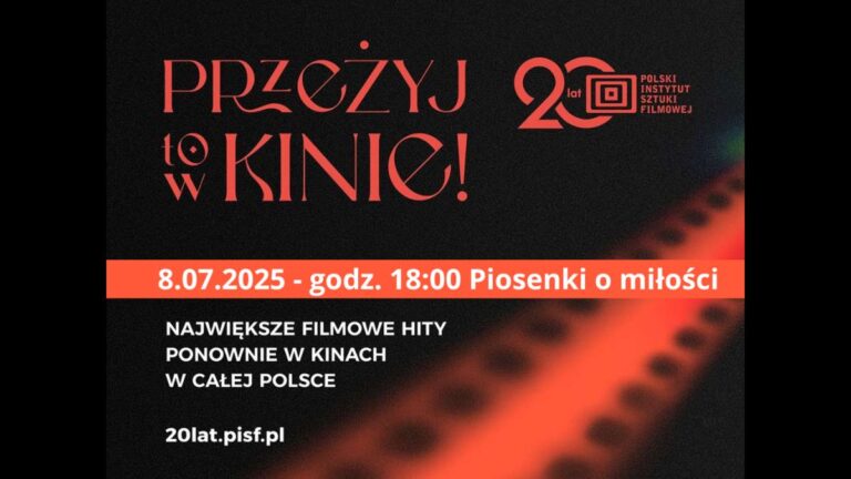 „Piosenki o&nbsp;miłości” w&nbsp;Kinie Światowid z&nbsp;okazji 20-lecia PISFu