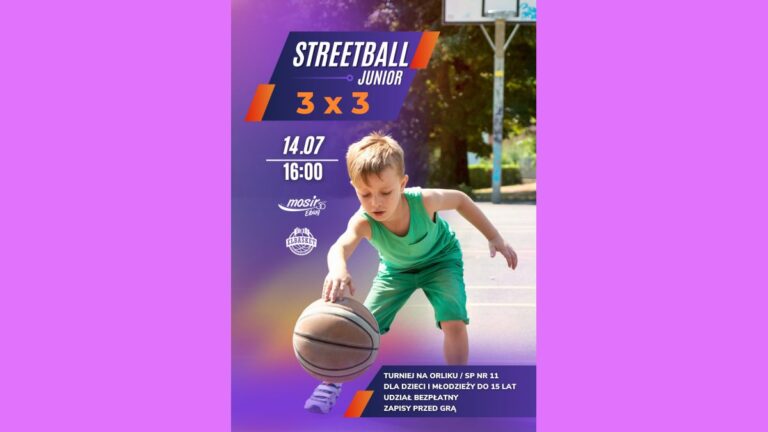 STREETBALL JUNIOR – pierwszy turniej koszykówki 3×3 dla dzieci