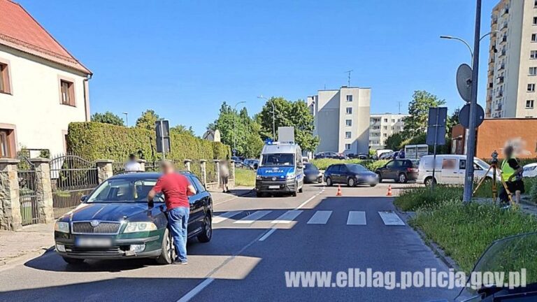 Potrącenie na&nbsp;przejściu dla pieszych w&nbsp;Elblągu