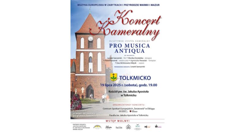 Muzyka europejska w&nbsp;sercu Warmii i&nbsp;Mazur – koncert Pro Musica Antiqua w&nbsp;Tolkmicku