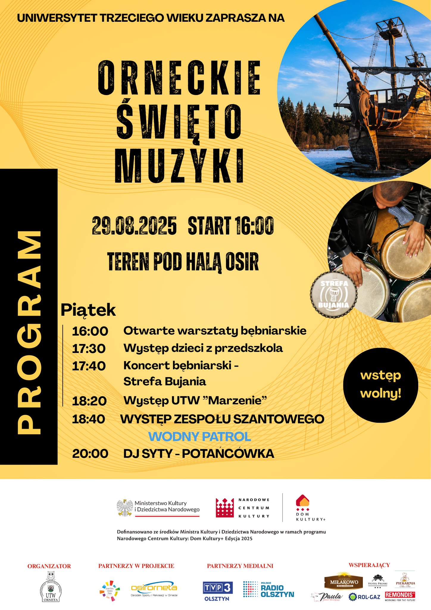 Wielki Jarmark w Ornecie na zakończenie wakacji… Będzie się działo!