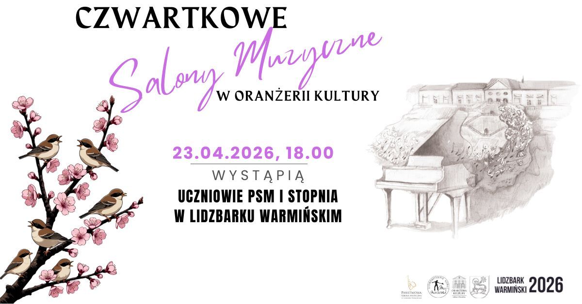 Czwartkowy Salon Muzyczny w Oranżerii Kultury