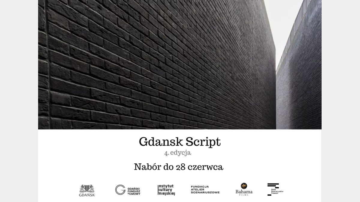 Rusza 4. edycja konkursu scenariuszowego Gdansk Script