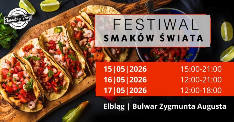 Kulinarne święto w&nbsp;Elblągu. Trzy festiwale w&nbsp;trzy dni .