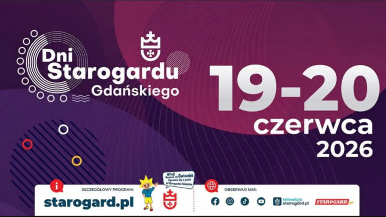 Już dziś startują Dni Starogardu Gdańskiego 2026! Zobacz co&nbsp;przygotowała stolica Kociewia