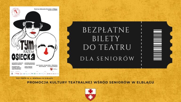 Bezpłatne bilety do&nbsp;Teatru dla seniorów