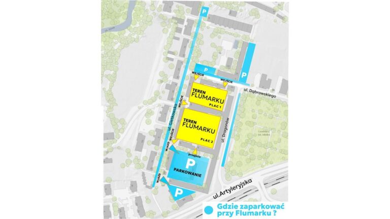 Flumark w&nbsp;Koszarach Dragonów: gdzie zaparkować w&nbsp;niedzielę