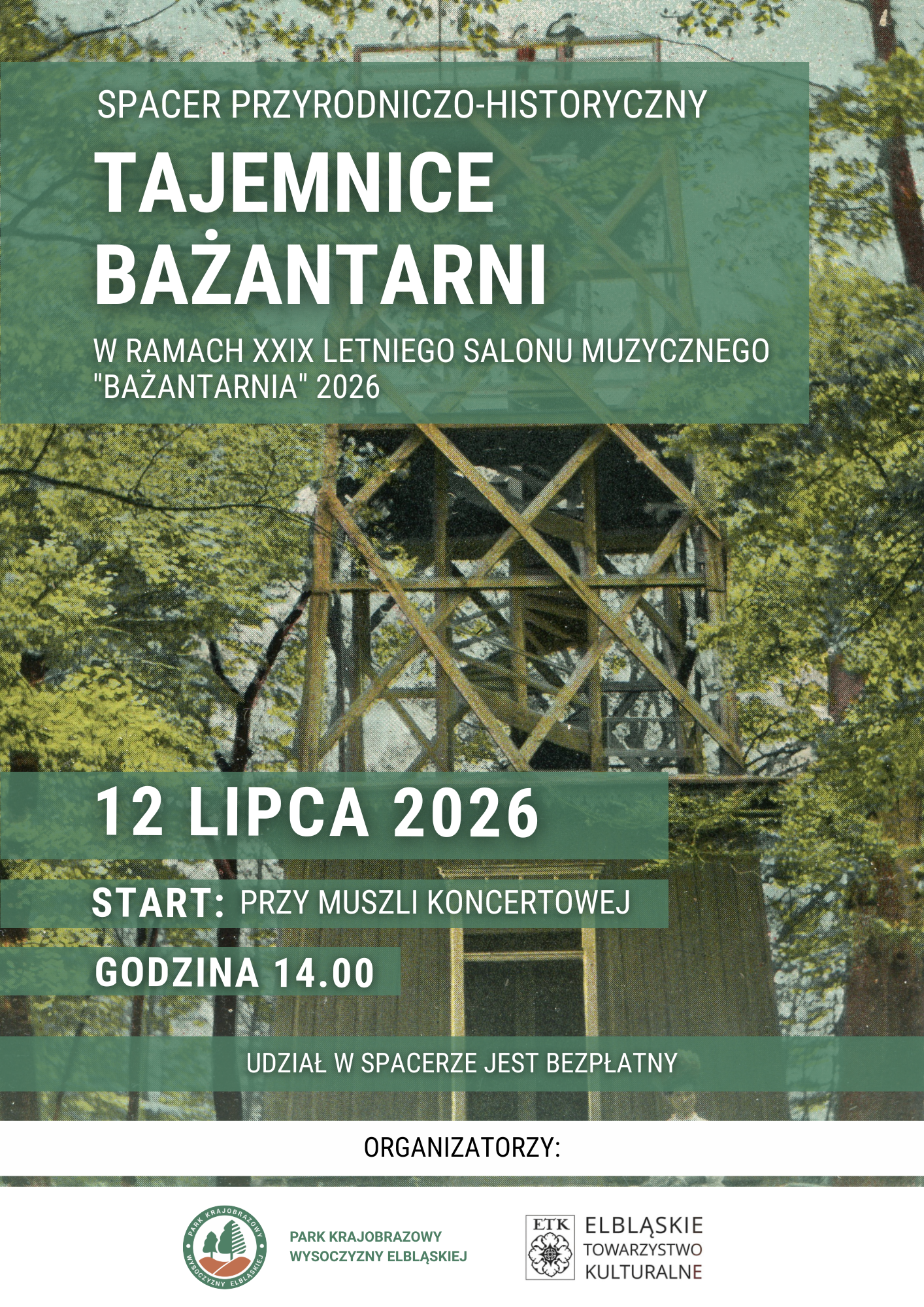 Zapraszamy na Spacer „Tajemnice Bażantarni”