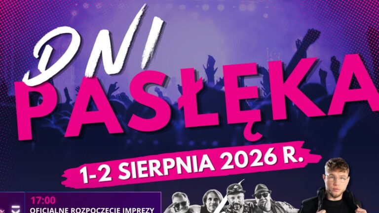 Dni Pasłęka 2026 już w&nbsp;najbliższy weekend! Wystąpi między innymi Dawid Kwiatkowski