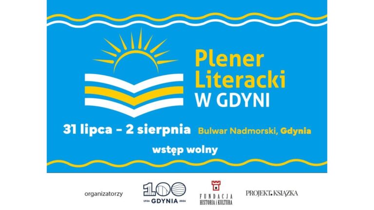 Trzy dni z&nbsp;książką nad&nbsp;morzem. Plener Literacki ponownie zawita do&nbsp;Gdyni