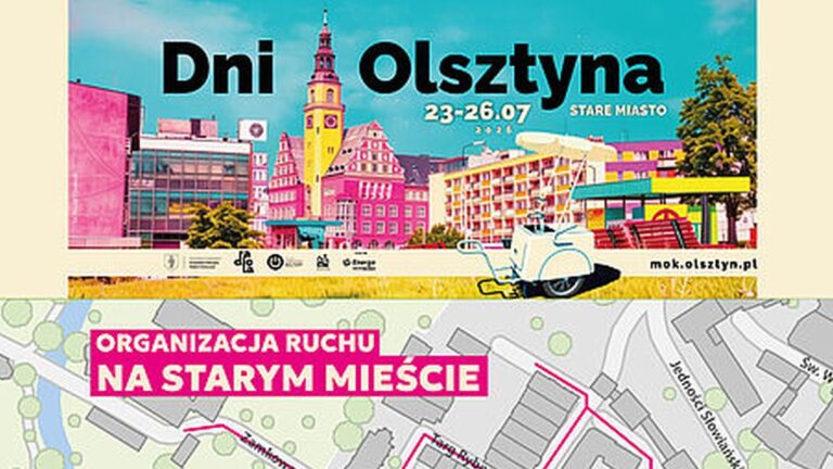 Dni Olsztyna ze&nbsp;zmianami w&nbsp;ruchu